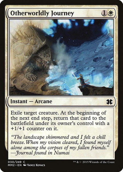 Otherworldly Journey - Modern Masters 2015 Magic: The Gathering trading card