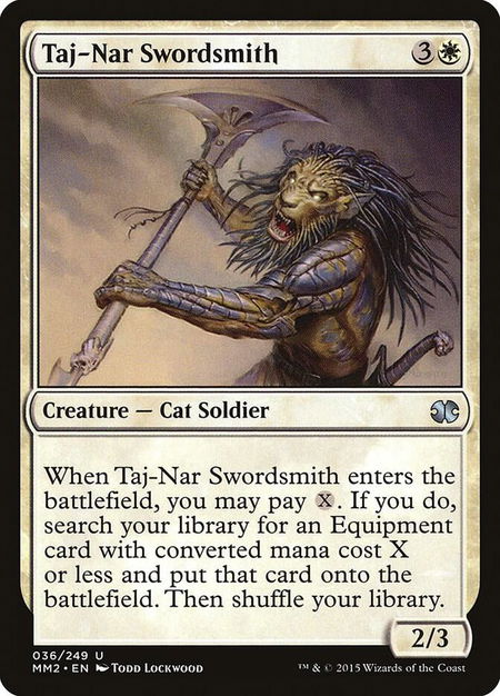 Taj-Nar Swordsmith - Modern Masters 2015 Magic: The Gathering trading card