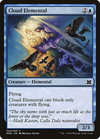 Cloud Elemental - Modern Masters 2015 (MM2) #42 - Common Magic: The Gathering Trading Card