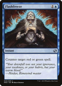 Flashfreeze - Modern Masters 2015 (MM2) #45 - Uncommon Magic: The Gathering Trading Card