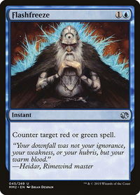 Flashfreeze - Modern Masters 2015 (MM2) #45 - Uncommon Magic: The Gathering Trading Card