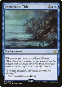 Inexorable Tide - Modern Masters 2015 (MM2) #49 - Rare Magic: The Gathering Trading Card