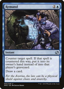 Remand - Modern Masters 2015 (MM2) #55 - Uncommon Magic: The Gathering Trading Card