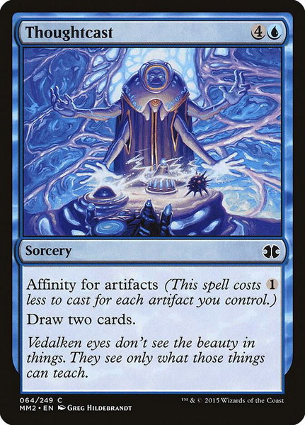 Thoughtcast trading card from Modern Masters 2015 Thoughtcast - Modern Masters 2015 Magic: The Gathering trading card