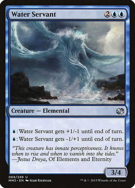 Water Servant - Modern Masters 2015 Magic: The Gathering trading card
