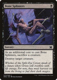 Bone Splinters - Modern Masters 2015 (MM2) #73 - Common Magic: The Gathering Trading Card