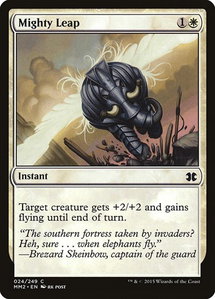 Mighty Leap - Modern Masters 2015 (MM2) #24 - Common Magic: The Gathering Trading Card