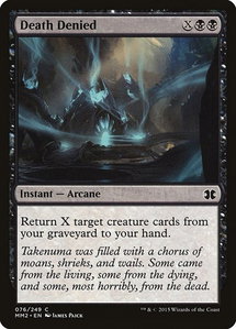 Death Denied - Modern Masters 2015 (MM2) #76 - Common Magic: The Gathering Trading Card