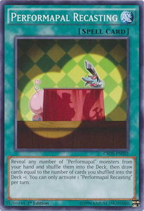 Performapal Recasting - Crossed Souls (CROS) #CROS-EN052 - Common / Short Print YuGiOh Trading Card