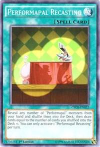 Performapal Recasting trading card from Crossed Souls Performapal Recasting - Crossed Souls YuGiOh trading card