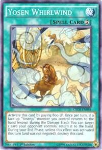Yosen Whirlwind - Crossed Souls (CROS) #CROS-EN058 - Common / Short Print YuGiOh Trading Card