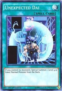 Unexpected Dai trading card from Crossed Souls Unexpected Dai - Crossed Souls YuGiOh trading card