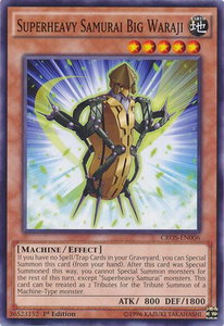 Superheavy Samurai Big Waraji - Crossed Souls (CROS) #CROS-EN006 - Common / Short Print YuGiOh Trading Card
