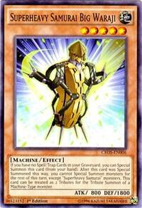 Superheavy Samurai Big Waraji - Crossed Souls YuGiOh trading card