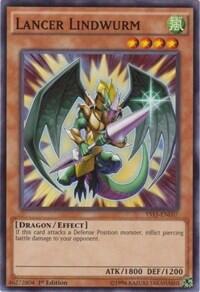 Lancer Lindwurm - Starter Deck: Dark Legion (YS15-ENL) #YS15-ENL07 - Common / Short Print YuGiOh Trading Card