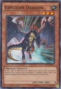 Exploder Dragon (Shatterfoil) trading card from Starter Deck: Dark Legion Exploder Dragon (Shatterfoil) - Starter Deck: Dark Legion YuGiOh trading card