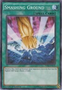 Smashing Ground (Shatterfoil) - Starter Deck: Dark Legion (YS15-ENL) #YS15-ENL15 - Rare YuGiOh Trading Card