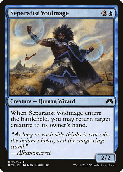 Separatist Voidmage trading card from Magic Origins Separatist Voidmage - Magic Origins Magic: The Gathering trading card
