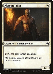 Akroan Jailer - Magic Origins (ORI) #1 - Common Magic: The Gathering Trading Card
