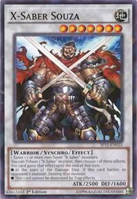 X-Saber Souza (Shatterfoil) - Star Pack ARC-V (SP15) #SP15-EN033 - Rare YuGiOh Trading Card