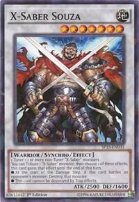 X-Saber Souza (Shatterfoil) - Star Pack ARC-V YuGiOh trading card