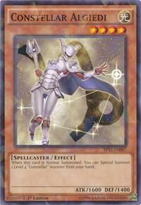 Constellar Algiedi (Shatterfoil) - Star Pack ARC-V (SP15) #SP15-EN007 - Rare YuGiOh Trading Card