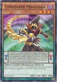 Timegazer Magician (Shatterfoil) - Star Pack ARC-V (SP15) #SP15-EN011 - Rare YuGiOh Trading Card