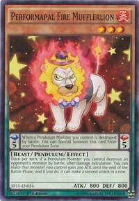 Performapal Fire Mufflerlion - Star Pack ARC-V (SP15) #SP15-EN024 - Common / Short Print YuGiOh Trading Card