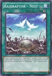 Raidraptor - Nest trading card from Star Pack ARC-V Raidraptor - Nest - Star Pack ARC-V YuGiOh trading card