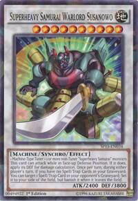 Superheavy Samurai Warlord Susanowo (Shatterfoil) - Star Pack ARC-V (SP15) #SP15-EN034 - Rare YuGiOh Trading Card