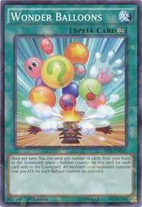Wonder Balloons (Shatterfoil) - Star Pack ARC-V (SP15) #SP15-EN042 - Rare YuGiOh Trading Card