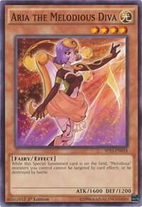 Aria the Melodious Diva - Star Pack ARC-V (SP15) #SP15-EN018 - Common / Short Print YuGiOh Trading Card