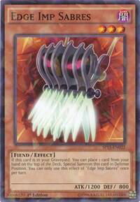 Edge Imp Sabres (Shatterfoil) - Star Pack ARC-V (SP15) #SP15-EN022 - Rare YuGiOh Trading Card