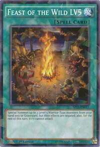 Feast of the Wild LV5 (Shatterfoil) - Star Pack ARC-V (SP15) #SP15-EN041 - Rare YuGiOh Trading Card