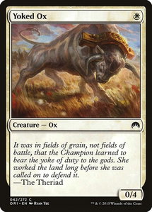 Yoked Ox - Magic Origins (ORI) #42 - Common Magic: The Gathering Trading Card