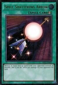 Spell Shattering Arrow (UTR) - Astral Pack 7 (AP07) #AP07-EN003 - Ultimate Rare YuGiOh Trading Card