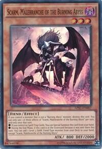 Scarm, Malebranche of the Burning Abyss - Astral Pack 7 (AP07) #AP07-EN007 - Super Rare YuGiOh Trading Card