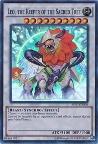 Leo, the Keeper of the Sacred Tree - Astral Pack 7 (AP07) #AP07-EN008 - Super Rare YuGiOh Trading Card