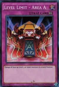 Level Limit - Area A - Astral Pack 7 (AP07) #AP07-EN013 - Super Rare YuGiOh Trading Card