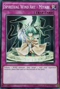 Spiritual Wind Art - Miyabi - Astral Pack 7 YuGiOh trading card