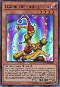 Legion the Fiend Jester - Duelist Pack: Battle City (DPBC) #DPBC-EN003 - Super Rare YuGiOh Trading Card