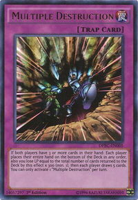 Multiple Destruction - Duelist Pack: Battle City (DPBC) #DPBC-EN005 - Ultra Rare YuGiOh Trading Card