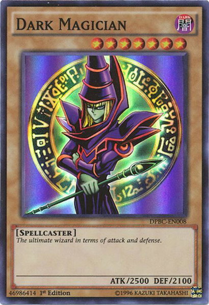 Dark Magician trading card from Duelist Pack: Battle City Dark Magician - Duelist Pack: Battle City YuGiOh trading card