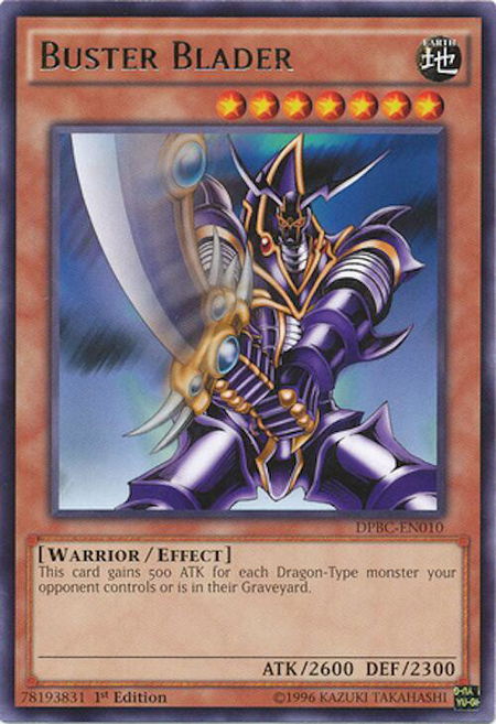 Buster Blader - Duelist Pack: Battle City YuGiOh trading card