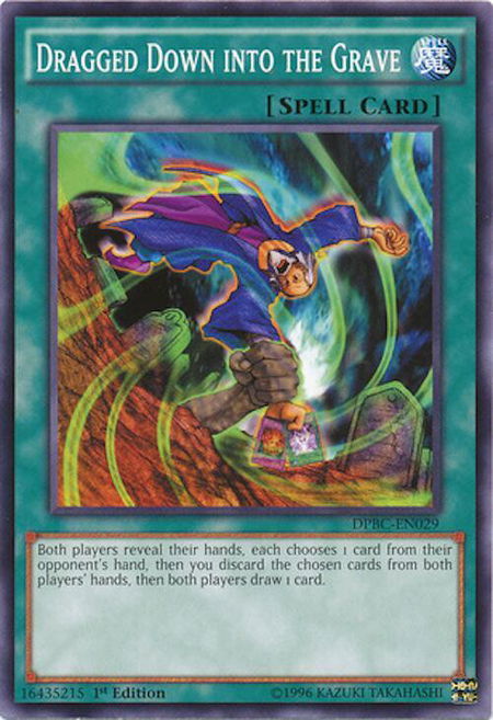 Dragged Down into the Grave - Duelist Pack: Battle City YuGiOh trading card