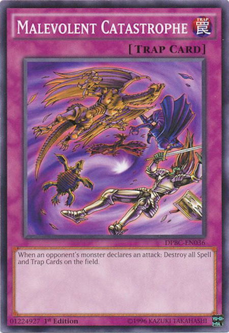 Malevolent Catastrophe - Duelist Pack: Battle City YuGiOh trading card